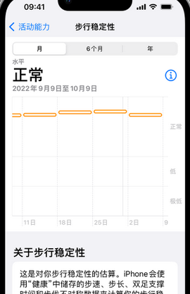 罗城iPhone手机维修如何在iPhone开启'步行稳定性通知'