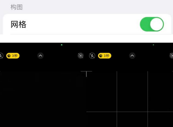 罗城苹果手机维修网点分享iPhone如何开启九宫格构图功能