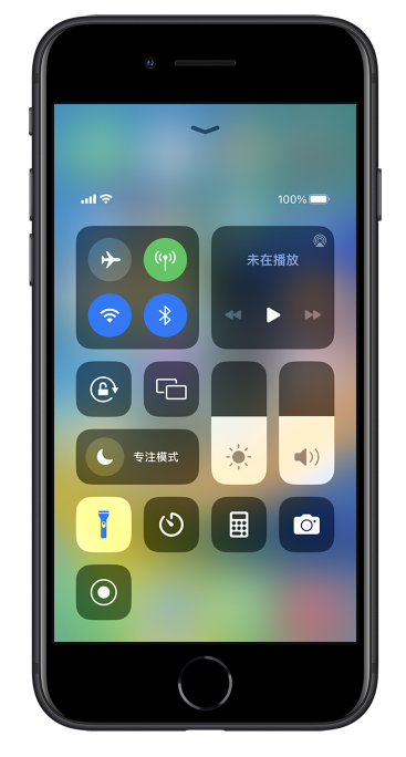 罗城苹果14维修分享苹果iPhone 14 Pro手电筒开启方法 