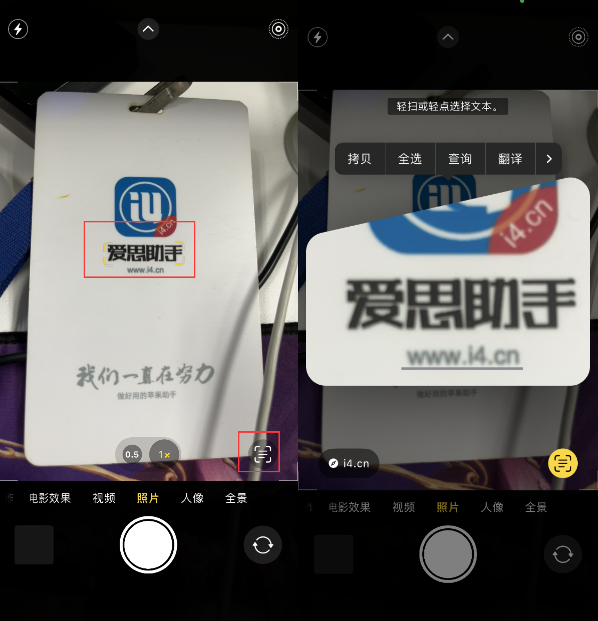 罗城苹果手机维修分享升级iOS 16后如何通过相机翻译文本 