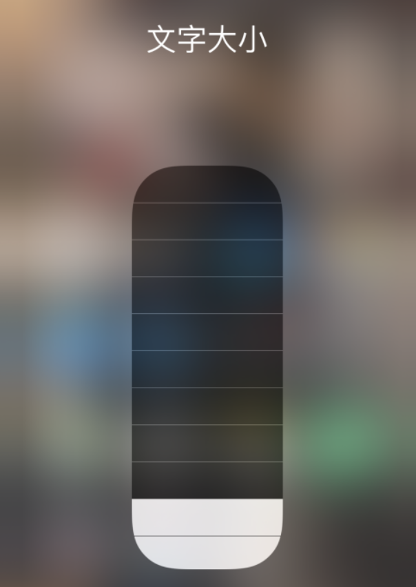 罗城苹果手机维修分享小技巧：在 iPhone 控制中心快速调节字体大小 